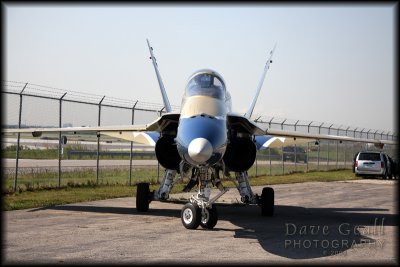 Front shot of the Canadian F-18