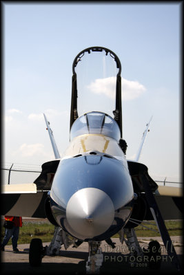 F-18 front angle