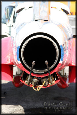 Relatively small engine of a Snowbird