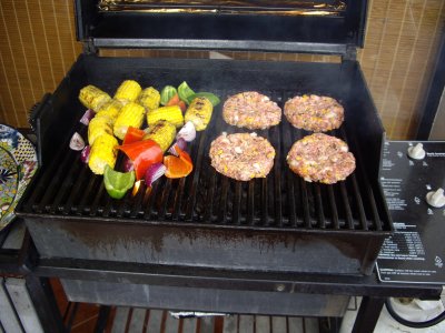 on the grill