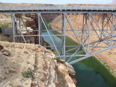 Navajo Bridge from above