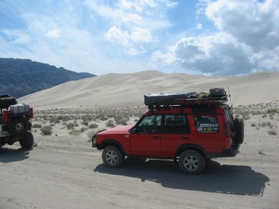 At Eureka Dunes