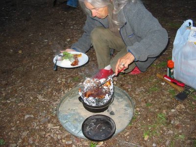 Pork ribs in the Dutch oven
