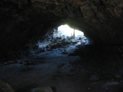 Looking toward the entrance