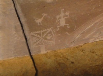 Along the petroglyph trail