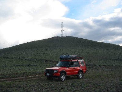 Early explorations - Glass Butte microwave towers