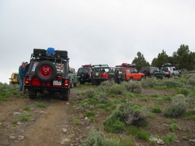 In the saddle at Glass Butte