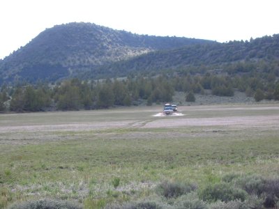 Backtracking across the marsh