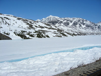 Across the Snowy Lake