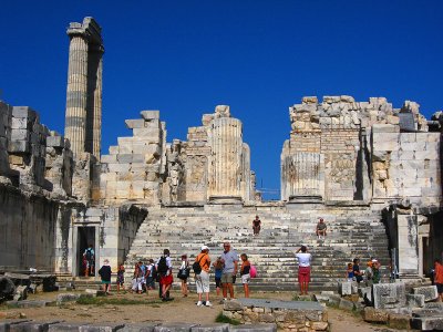 Inside the Temple of Apollo