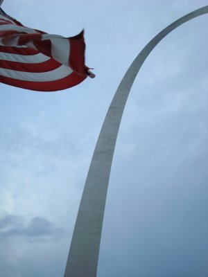 Old Glory and Arch