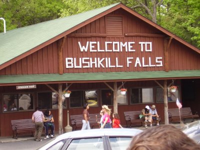 A first event of the week... a visit to Bushkill Falls... a tourist trap??