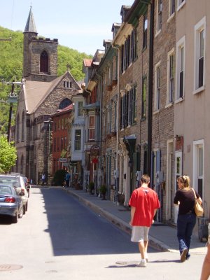 Up the street in Jim Thorpe