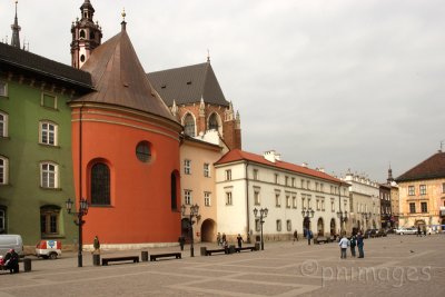 St Barbara's Church,  Krakow,   Poland.