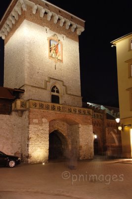 St Florian's Gate,  Krakow,   Poland.