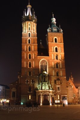 Church of St Mary,  Krakow,    Poland.