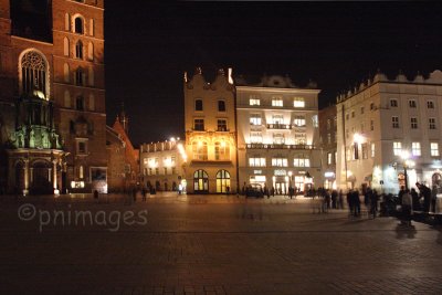 The Market Square,  Krakow,   Poland.