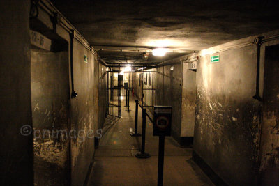 SS Cells under Block 11,   Auschwitz,   Poland.