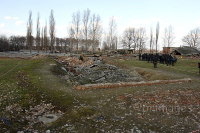 Ruin of Gas Chamber No2,    Birkenau,   Poland.