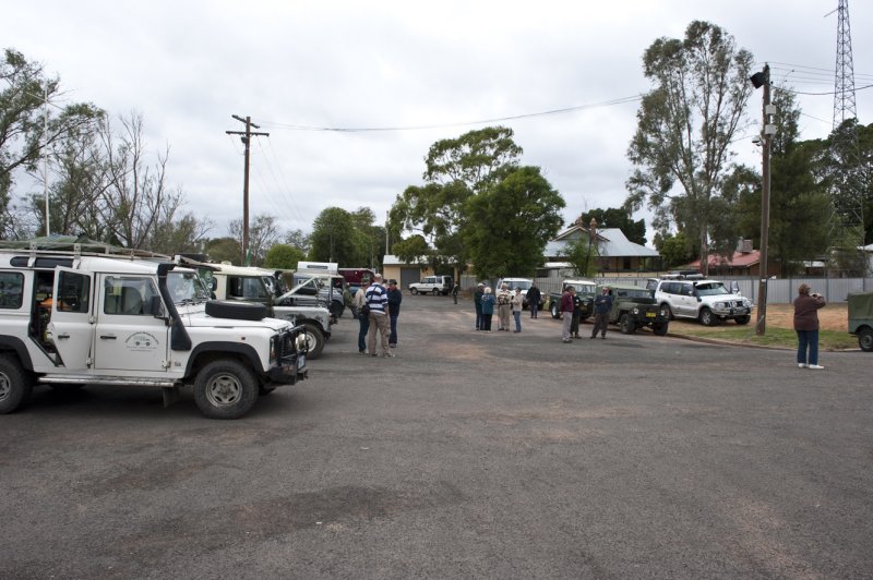 Landies on display at the Bourke Wharf Precinct.