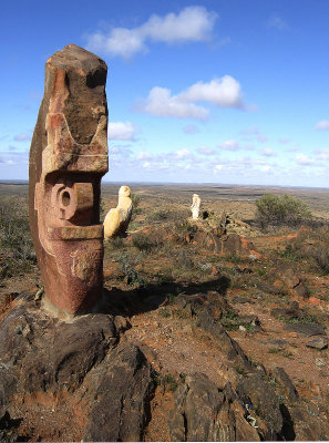Dramatic scenery from Broken Hill Sculptures