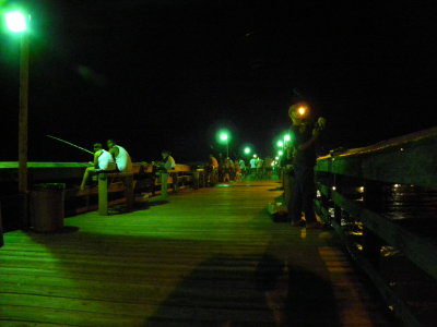 Weeknight Pier Crowd