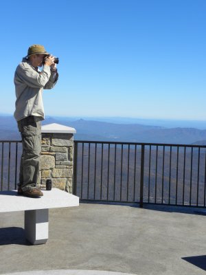 Photographing a Panorama from Mt. Mitchell