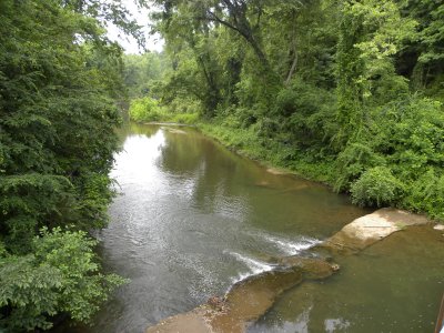 Creek view in Sevier, NC