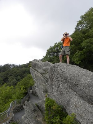 Mike on The Blowing Rock
