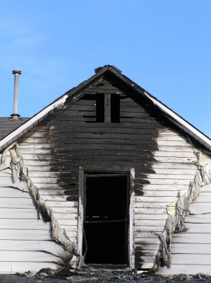 Burned-out House