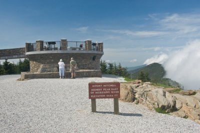 Lookout on Mount Mitchell