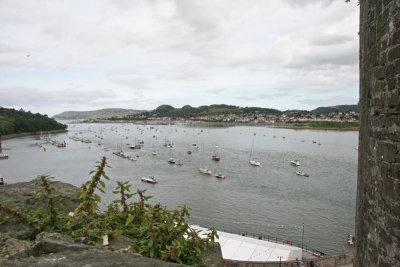 View from the castle:  The estuary