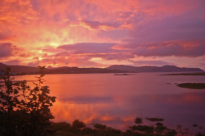 Day's end on the Isle of Skye