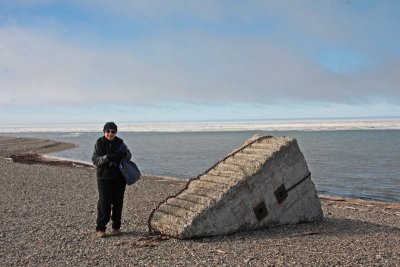 Eleanor at the Arctic Ocean