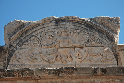 Medusa relief on Temple of Hadrian