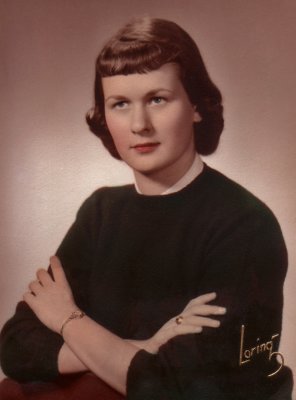 Joanne Tech HS Senior yearbook photo - 1960