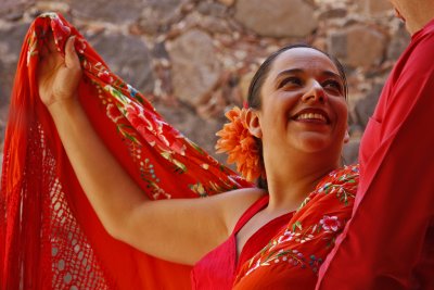 Flamenco Woman Gaze