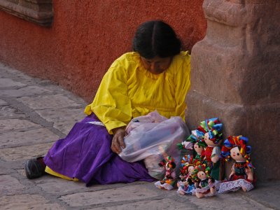 Sleeping While Selling Dolls