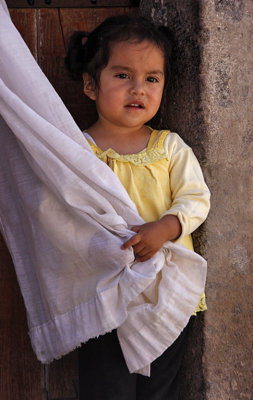 Little Girl White Curtain 7