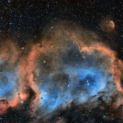 Soul Nebula processed three ways