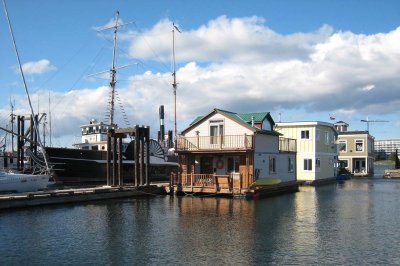 Maisons flottantes à Victoria