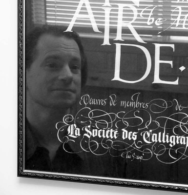 Luc Saucier, calligraphe