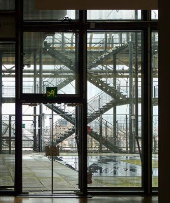 Centre Pompidou... de quoi courir en effet