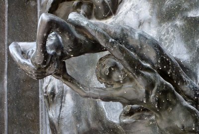 Auguste Rodin, Porte de l'Enfer, dtail