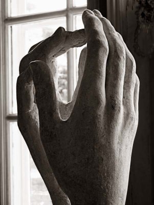 Auguste Rodin, La Cathdrale, 1909, dtail