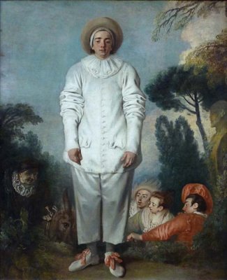 Jean-Antoine Watteau, Pierrot dit autrefois Gilles, 1718-19