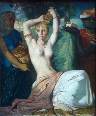 Chasseriau, La toilette dEsther 1841
