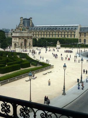 Louvre et Arc de triomphe du Carrousel