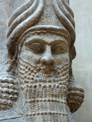 Détail d'un chérubin mésopotamien