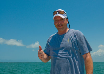 Duane after fighting tarpon 2009-05-24